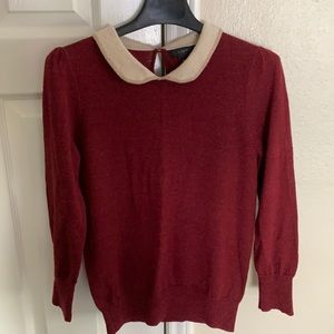 J. Crew Peter Pan Collar Sweater Size S